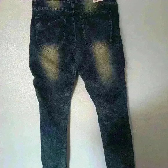 Encrypted Distressed Denim Jeans size W 34 L 32 - Picture 9 of 15
